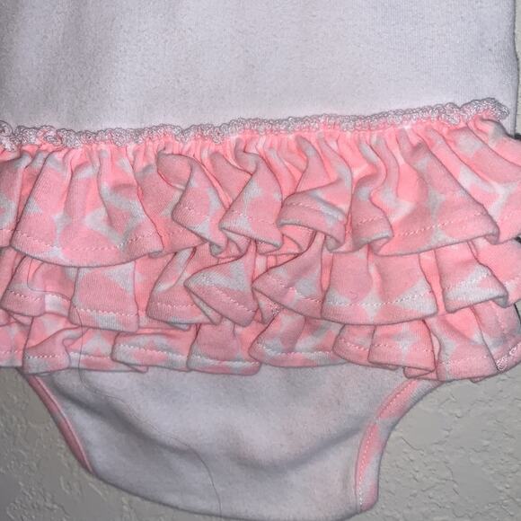 Mudpie Bird Ruffle One Piece 3-6 Months - Picture 3 of 5